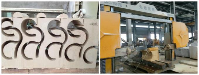 CNC -打抜き機の側面図を描く3000個のダイヤモンド ワイヤー鋸の石