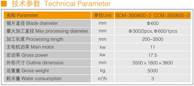 Xiandaの石造りの打抜き機の固体コラムの柱の打抜き機Scm-300/600-2