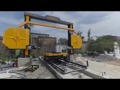 工業用石切削のための4つのフライホイールを持つCNCダイヤモンドワイヤセールマシン