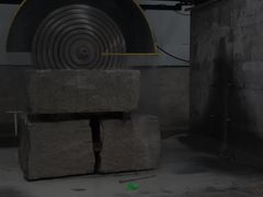 ブリッジマルチブレードブロックカッター 花崗岩 大理石 ブロック切断機械