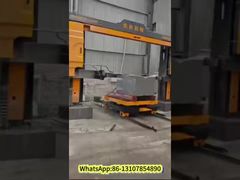 大型の石ブロックのプロファイリングと特殊形状の切断用の頑丈な CNC ダイヤモンド ワイヤー ソー マシン