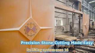 CRM‑3500 CNC 4 軸ダイヤモンドワイヤーソーマシン |石造りのローマ柱およびアークスラブ切断機