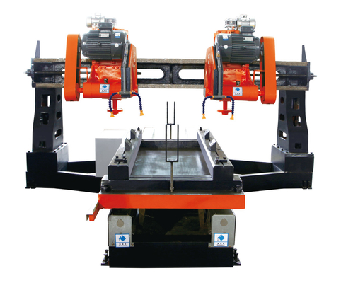 品質  Four Blade Stone Edge Cutting Machine Column Slab Trimming Machine 工場
