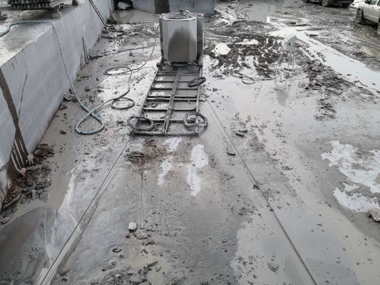 高精度石材切断用CNC制御自動ダイヤモンドワイヤーソーマシン