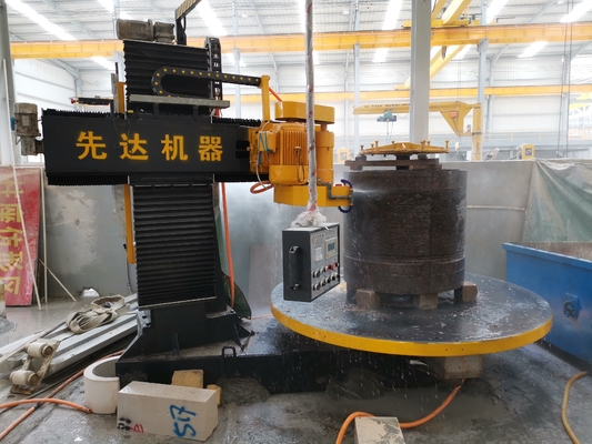 花こう岩の大理石のためのコラムの帽子そして基礎プロフィールの石の打抜き機