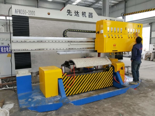 CNC 円形石板磨き機 1300mm 処理長さ