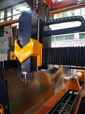 4 軸 柱 CNC 石彫り 機械 玉石 切断 と グラニート 彫刻