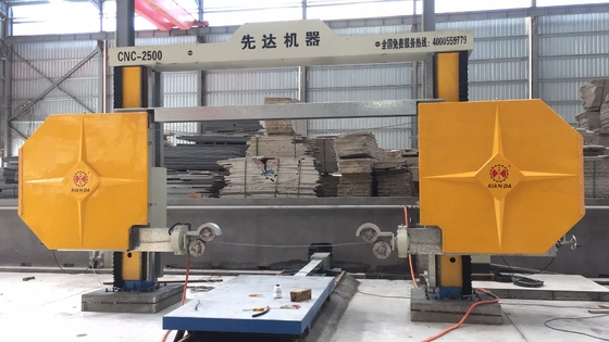 4 スピンドル リンク 式 CNC ダイヤモンド ワイヤ ソー 機械