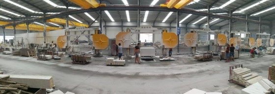 4 スピンドル リンク 式 CNC ダイヤモンド ワイヤ ソー 機械