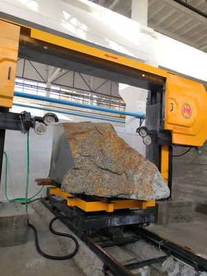 5 軸 CNC ダイヤモンドワイヤ ソーマシン 異なる形状の大理石や花岩と3D形状