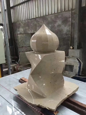 5 軸 CNC ダイヤモンドワイヤ ソーマシン 異なる形状の大理石や花岩と3D形状