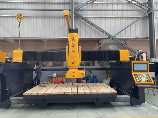 5 軸 リンク システム Cnc ブリッジ 切断 マシン 停止 ためのメモリ 機能