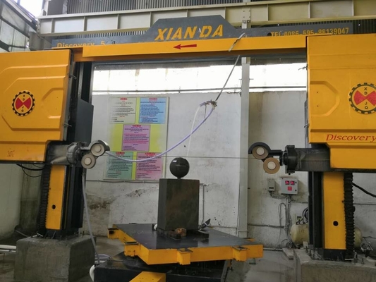 3D形とユニークな形のための 5 軸 CNC ダイヤモンドワイヤーソーマシン
