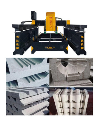 3 軸 CNC 双梁橋型線形切削とフレーシングマシン