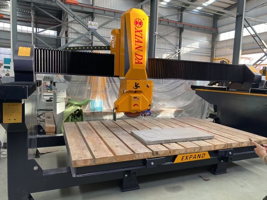 自動CNC4軸ブリッジ石切断機 多機能