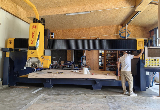 イタリア システム 5 軸 CNC ブリッジ サーフ フリース 機械 キッチン シンク 机台 特殊 形