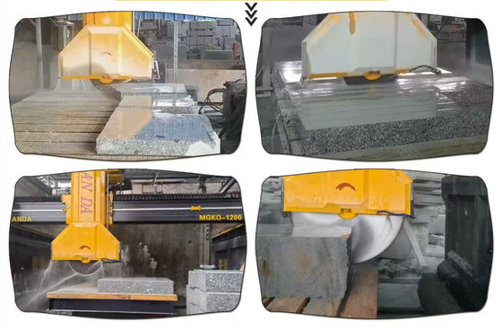 高速4コラムの中間ブロック切断機 精密切断のための総電力29/37kw