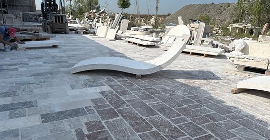 自動 4 軸 CNC ワイヤ ソー ストーン カッター 採石場 & 工場