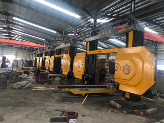 高効率の4軸 CNC ダイヤモンドワイヤーソー切断機