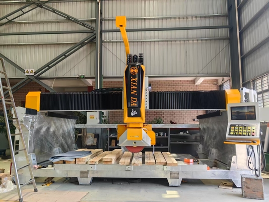 イタリア ソフトウェア 5 軸 CNC グラニート マルブル タイル 切断 石 切断 シンク 切断 フリーリング 彫刻 ブリッジ ソー 機械 アメリカ