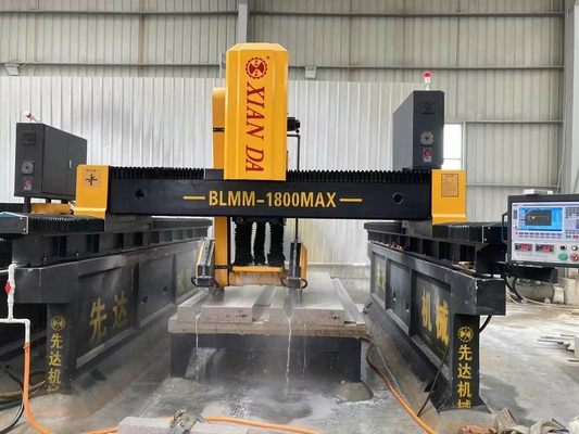 3軸 220V 15kw CNC ブリッジ型 リニア切断およびフライス盤 花崗岩および大理石用