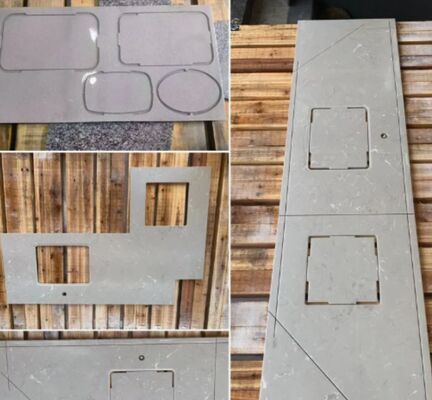 ブレード直径350～450mm 4+1軸ブリッジ切断機