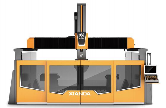 5+1 Axis Cnc Machining Center For Granite Marble 3d Sculpture ,Tub