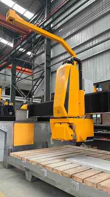 4軸インテリジェントブリッジ石切断機 600mm ソーブレード 高級 CNC システム グランイト・マーブル・スラブ加工
