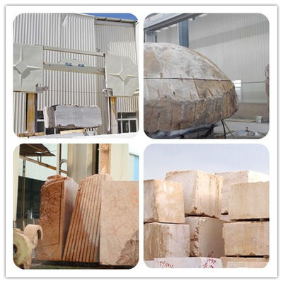 PLC制御 ダイアモンドワイヤーソーマシン 3000×3000×1500mm マルブルとグランイトブロックを分割する同期スクリュードライブ