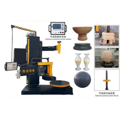 CNC垂直プロファイリングマシン 1000mm最大切断直径と1500mm垂直リフティング旅行