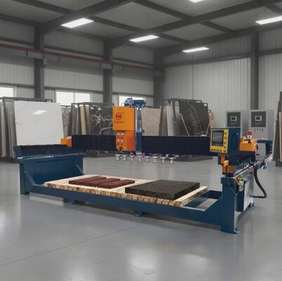 工業用石加工のための自動フィードと統合されたインテリジェント制御を持つ高精度石磨き機