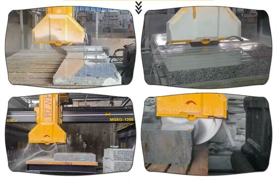 高速4コラムの中間ブロック切断機 精密切断のための総電力29/37kw