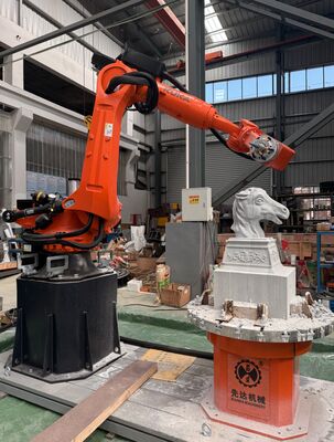 3100mm 大型彫刻用補間制御および BT40 スピンドルを備えた 6 軸 CNC ロボット石材切断機