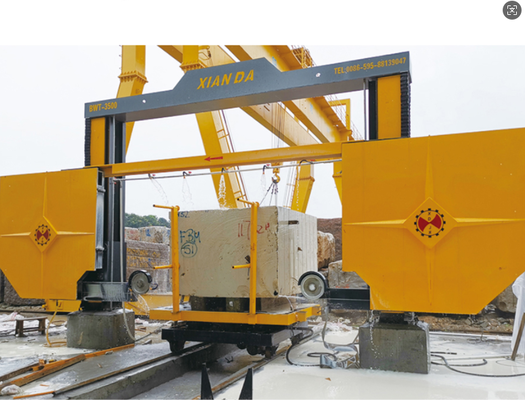 Xianda BWT-3500-21 PLC ヘビーデューリー ダイヤモンド用ワイヤセー・マシン プレミアム・ストーン・ブロック・トリミング・ドレッシング・セー