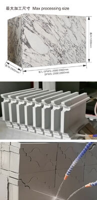 2000mm*2500mm*1200mm最大処理サイズ,7.5kwメインモーターと20-40m/sのワイヤー速度