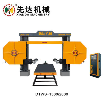 CNCダイヤモンドワイヤセール機 1500x3000x1200mm最大処理サイズ,11kwメインモーターと360°回転