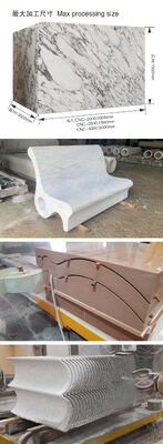 最大加工サイズ 3000x2000x1500mm に対応する 4 つのスピンドルリンケージを備えた CNC ダイヤモンドワイヤーソーマシン、CE および ISO9001 認定済み
