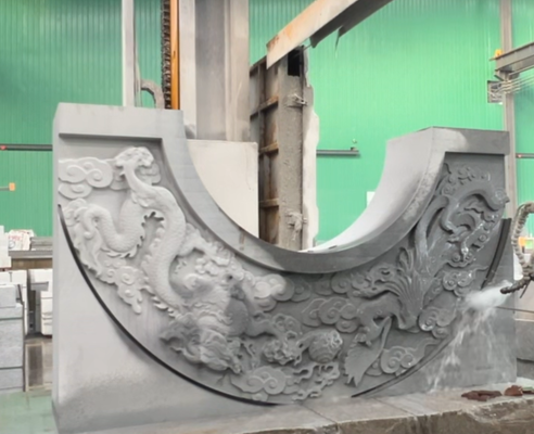 最大加工サイズ 3000x2000x1500mm に対応する 4 つのスピンドルリンケージを備えた CNC ダイヤモンドワイヤーソーマシン、CE および ISO9001 認定済み
