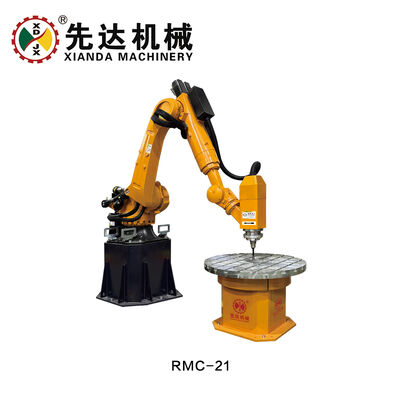 定格荷重210kg、繰り返し位置決め精度±0.05mmの7軸マシニングセンタ（3D立体石材彫刻用）