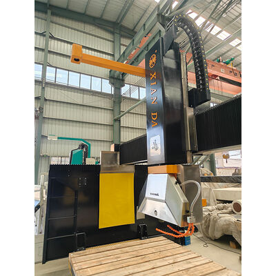 5 軸 CNC ブリッジ 切断 機械 推進 900 高精度 グラニット マルブル ソー 360° 回転