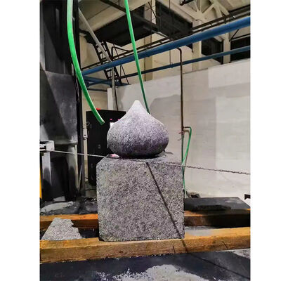 花崗岩大理石ブロックの切断と成形用の自動 5 軸 CNC ダイヤモンド ワイヤー ソー マシン