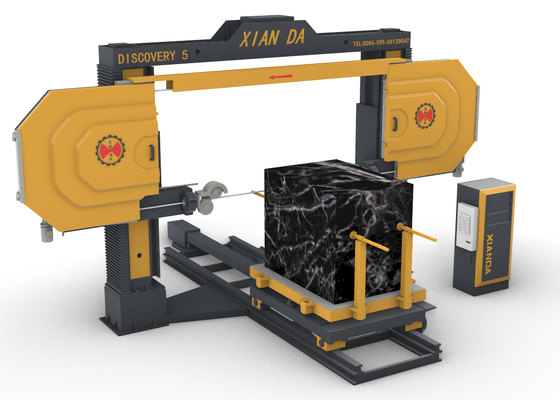 5軸CNCダイヤモンドワイヤーソーマシン 11kwメインモーター付き 大理石・花崗岩の3D形状加工用