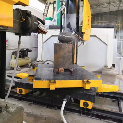 建築石材および記念碑加工用の工業用 5 軸 CNC ダイヤモンドワイヤーソーマシン