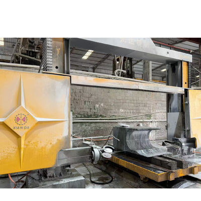 石材切断用の 4 つのスピンドルリンケージを備えた高効率 CNC 制御ダイヤモンドワイヤーソーマシン