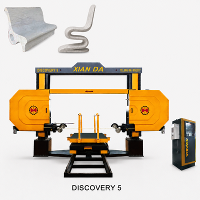 花崗岩大理石石材ブロック成形・切断用 DISCOVERY 5軸CNCダイヤモンドワイヤーソーマシン