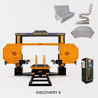 XIANDA 高効率 CNC ダイヤモンドワイヤーソー切断機 大理石 花崗岩 スラブ石材加工用
