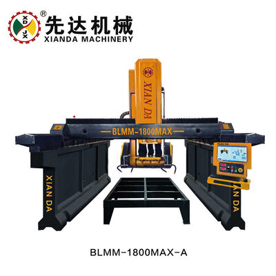 XIANDA BLMM‐1800MAX‐A/B 3 軸 CNC 二重梁橋 石線切削フレーシングマシン 特殊形状のグランイト大理石のプロファイリング