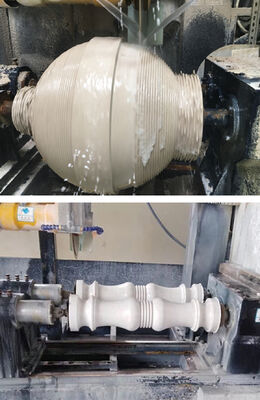 PLC/CNC制御 4 PCS マルマー・グラニットの加工のためのバルスター切断機