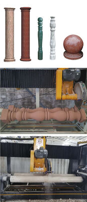 PLC/CNC ソリッドコラムピラー切断機 大理石・花崗岩加工用