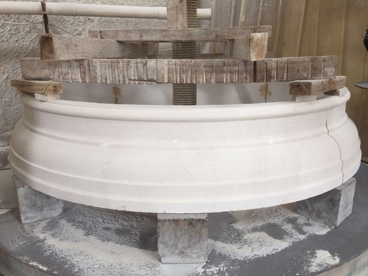 コラムの帽子の基盤の花こう岩の大理石の石の打抜き機1150mm